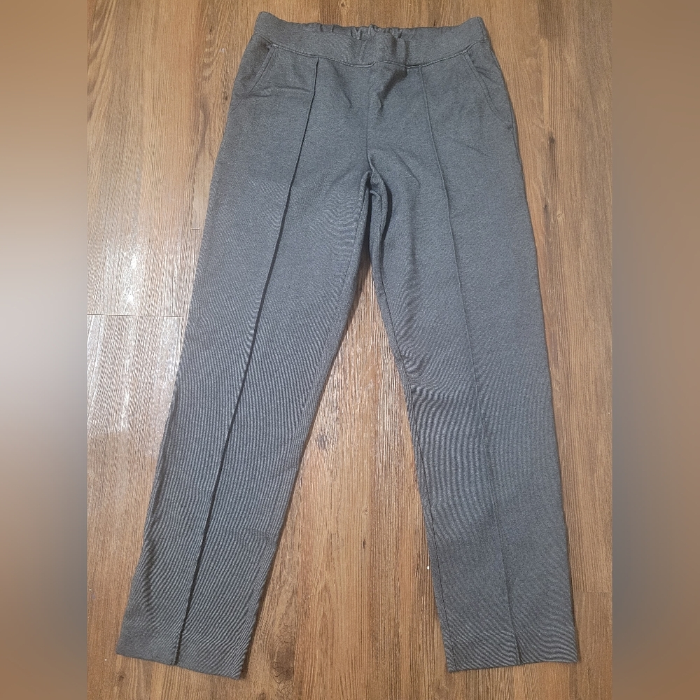 J. Crew Gray Straight-Leg Dress Pants